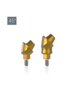 45 degree mu abutment with soft tissue collar gh heights