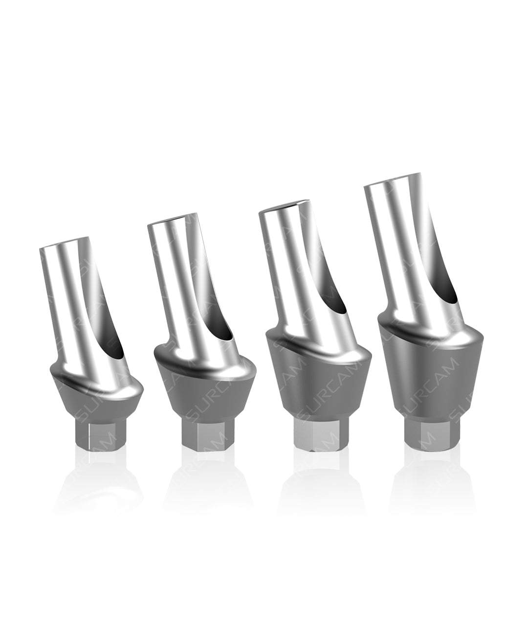 Angular aesthetic abutment for Internal Hex 2.42 with prosthetic screw