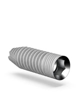 C-Type dental implant, parallel-wall dual-thread with crestal micro-threads, IH 2.43
