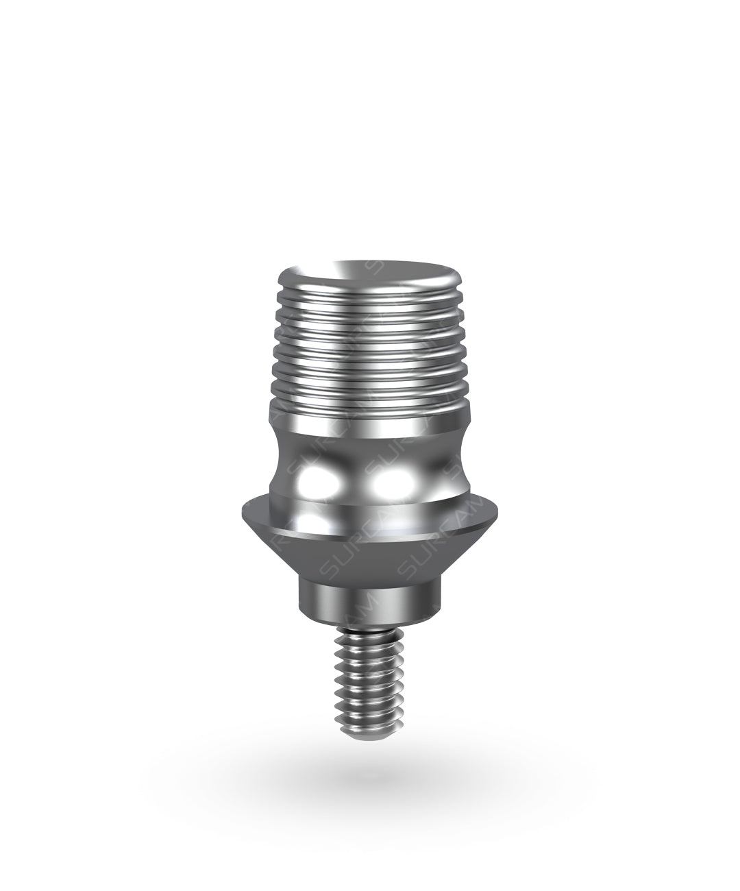 CAD/CAM titanium ti-base non-indexed for bridges