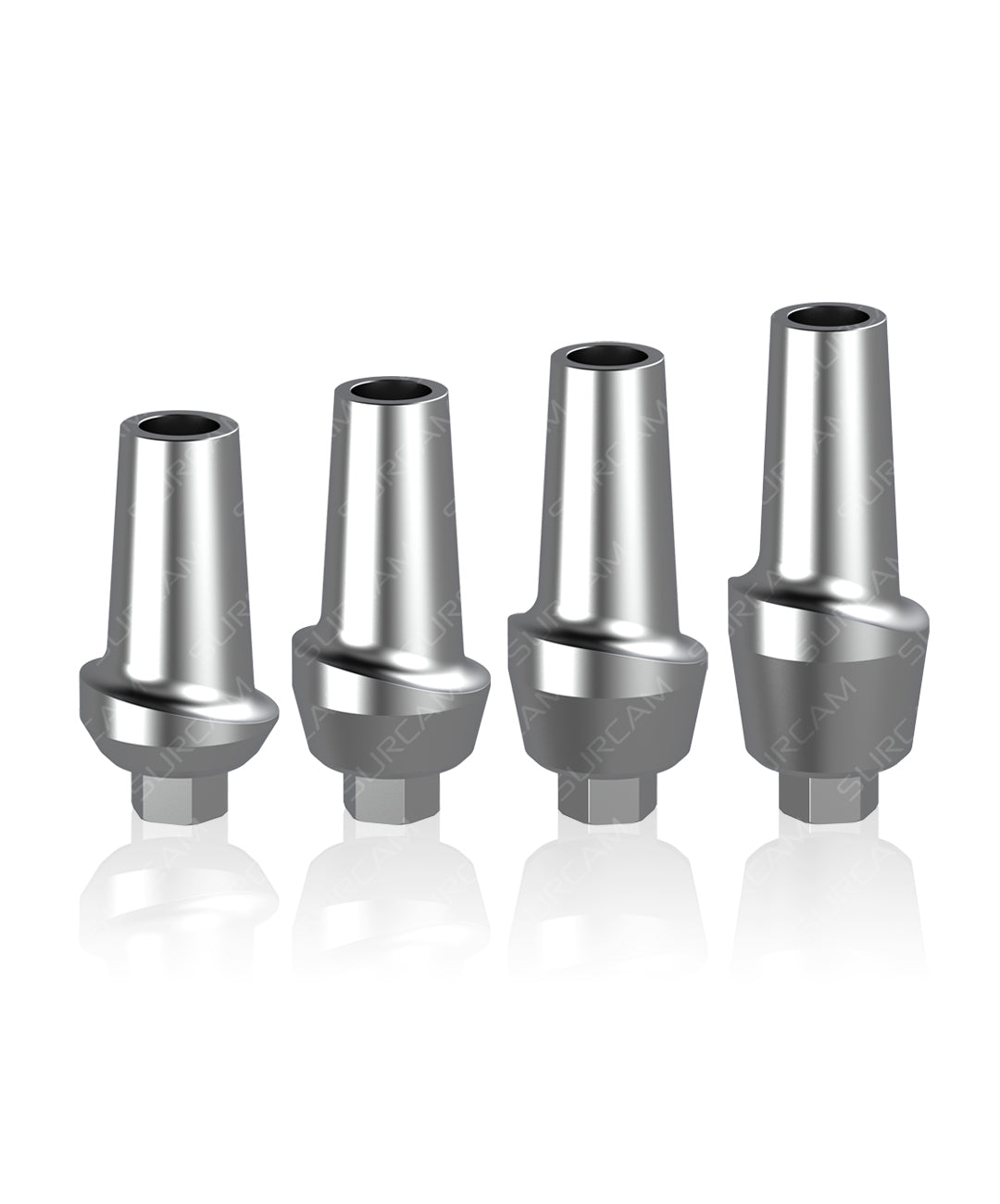 Straight Curve Abutment Wide Platform Ø4.5