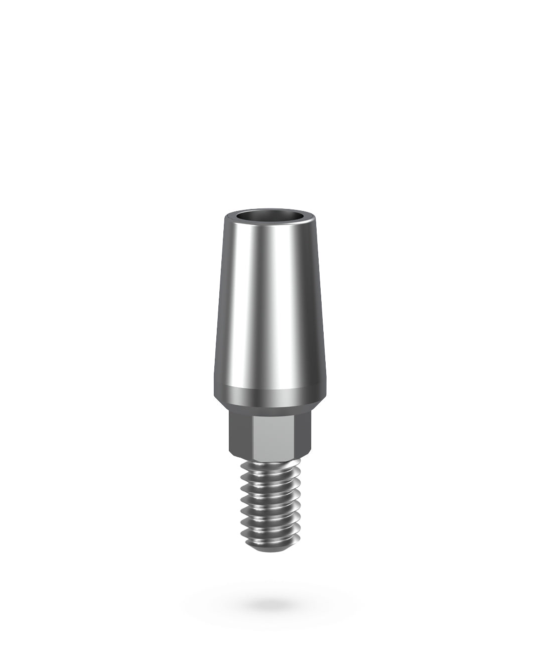 Grade 5 titanium ultra-narrow straight abutment for tight embrasures