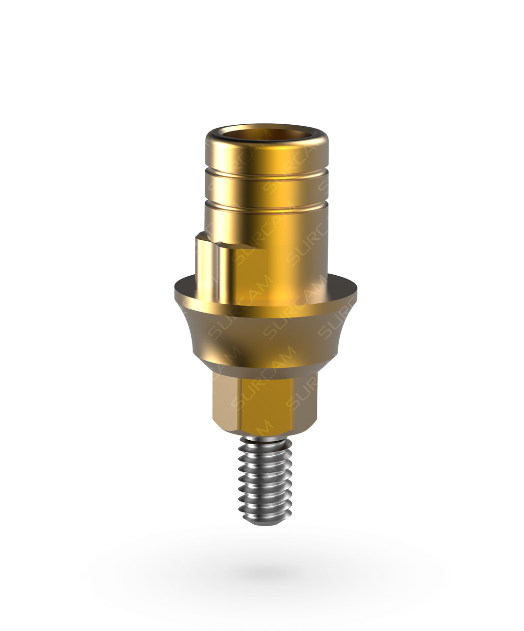 indexed cad cam ti-base with prosthetic screw