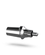 titanium grade 5 cemented abutment close up