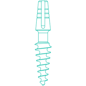 Compressive One-Piece Dental Implants
