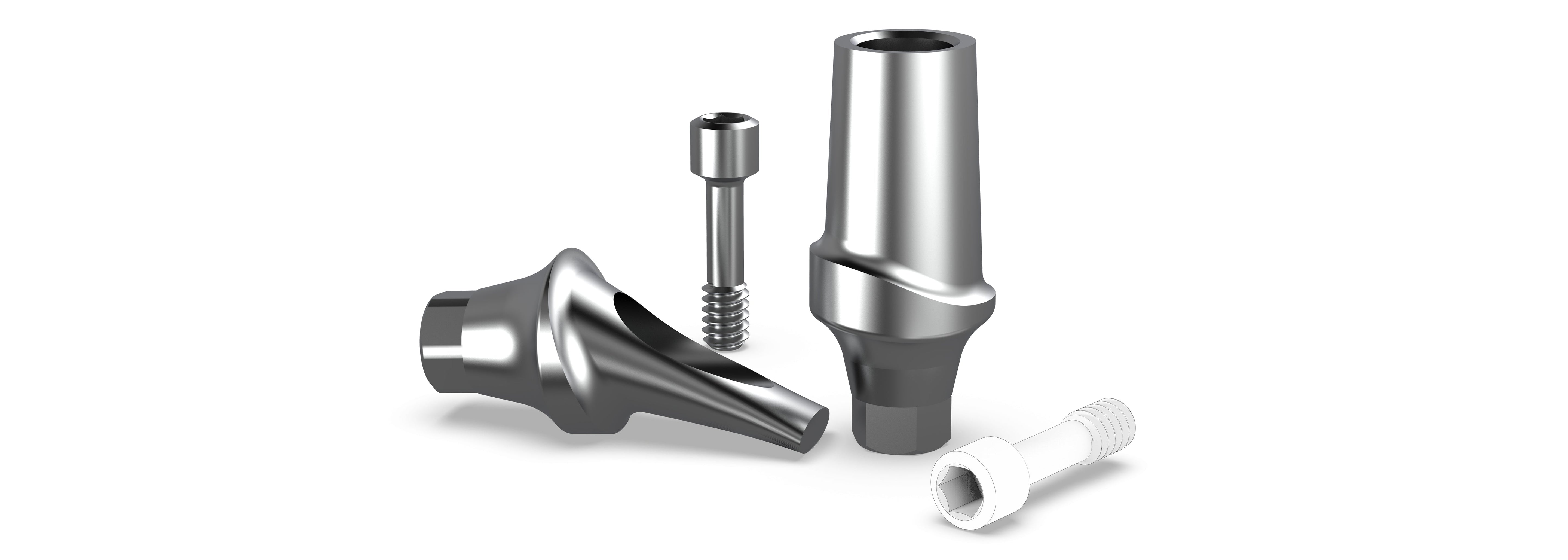 conical connection cemented abutment - titanium, FDA approved