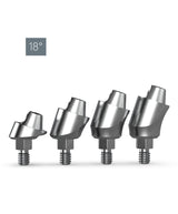 Wide Platform Angular Multi Unit Abutment 18 Degree