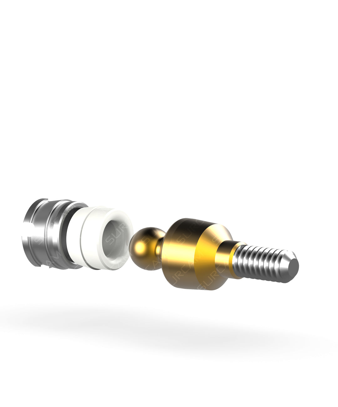 prime coated ball abutment cleansable emergence