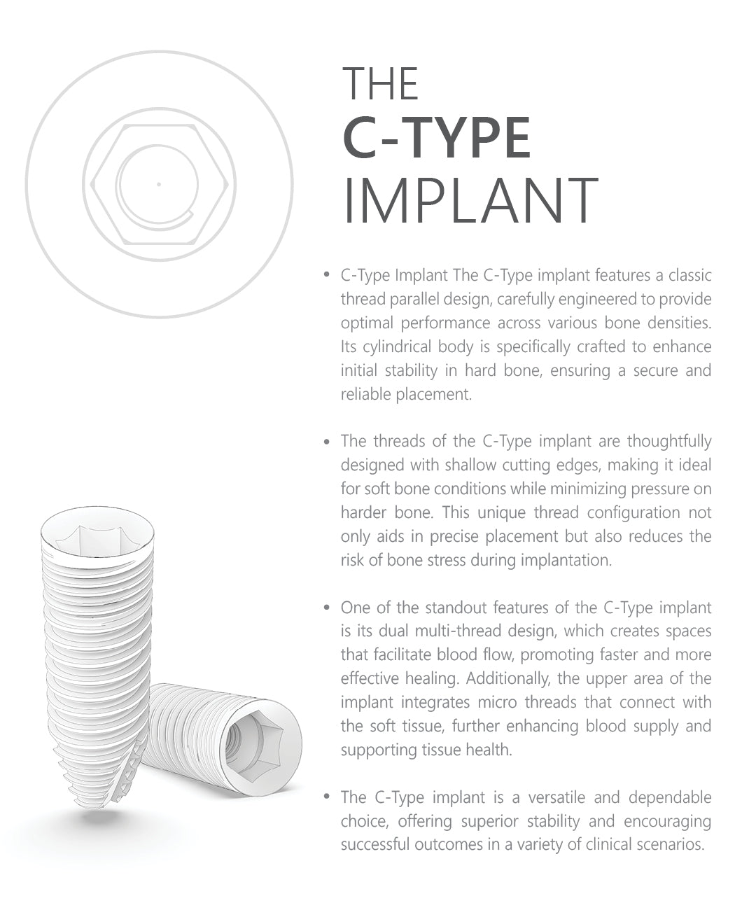 C-Type Dental Implant