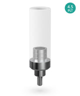 CoCr Plastic Abutment Ø4.5 Round Base