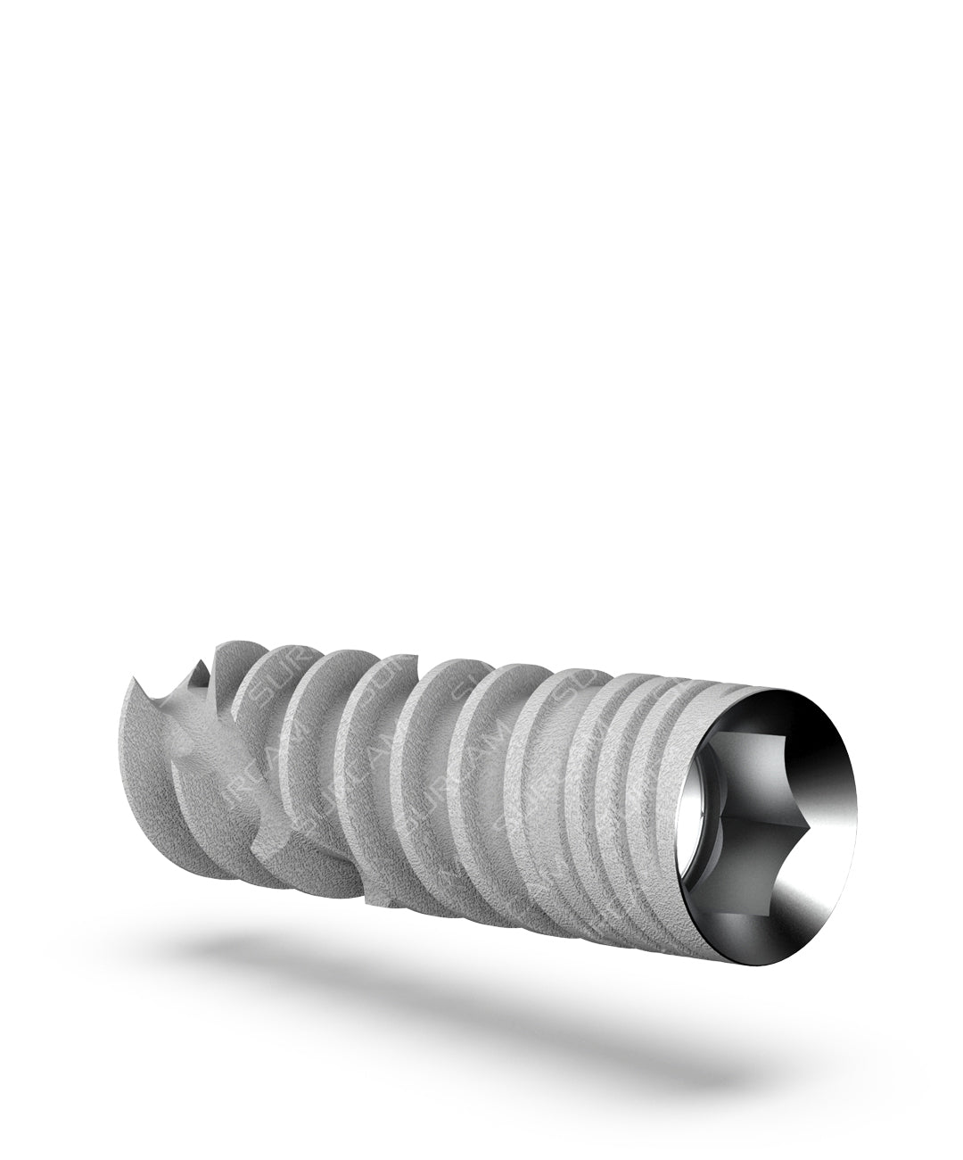 S-Type self-drilling spiral implant, Internal Hex 2.43, SLA surface