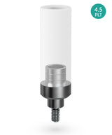 Titanium Plastic Abutment Ø4.5 Internal Hex Round Base
