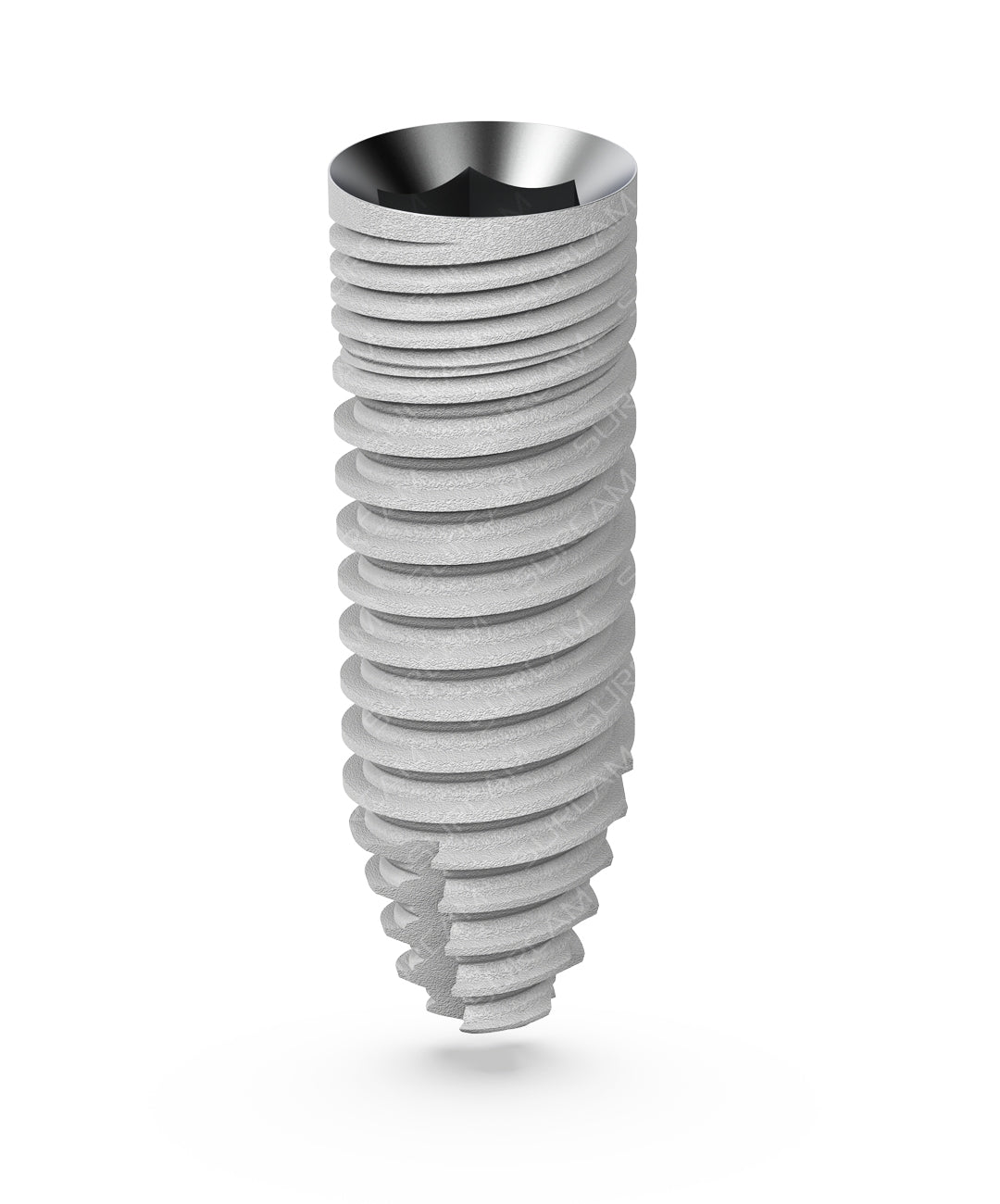 c-type dental implant internal hex 2.43 cylindrical dual multi-thread sla