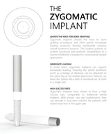 Zygomatic dental implant for graftless maxillary rehabilitation